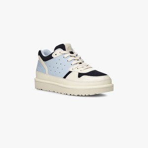 Ugg Highland Leather Women Sneakers White/Navy (5321PWTYL)